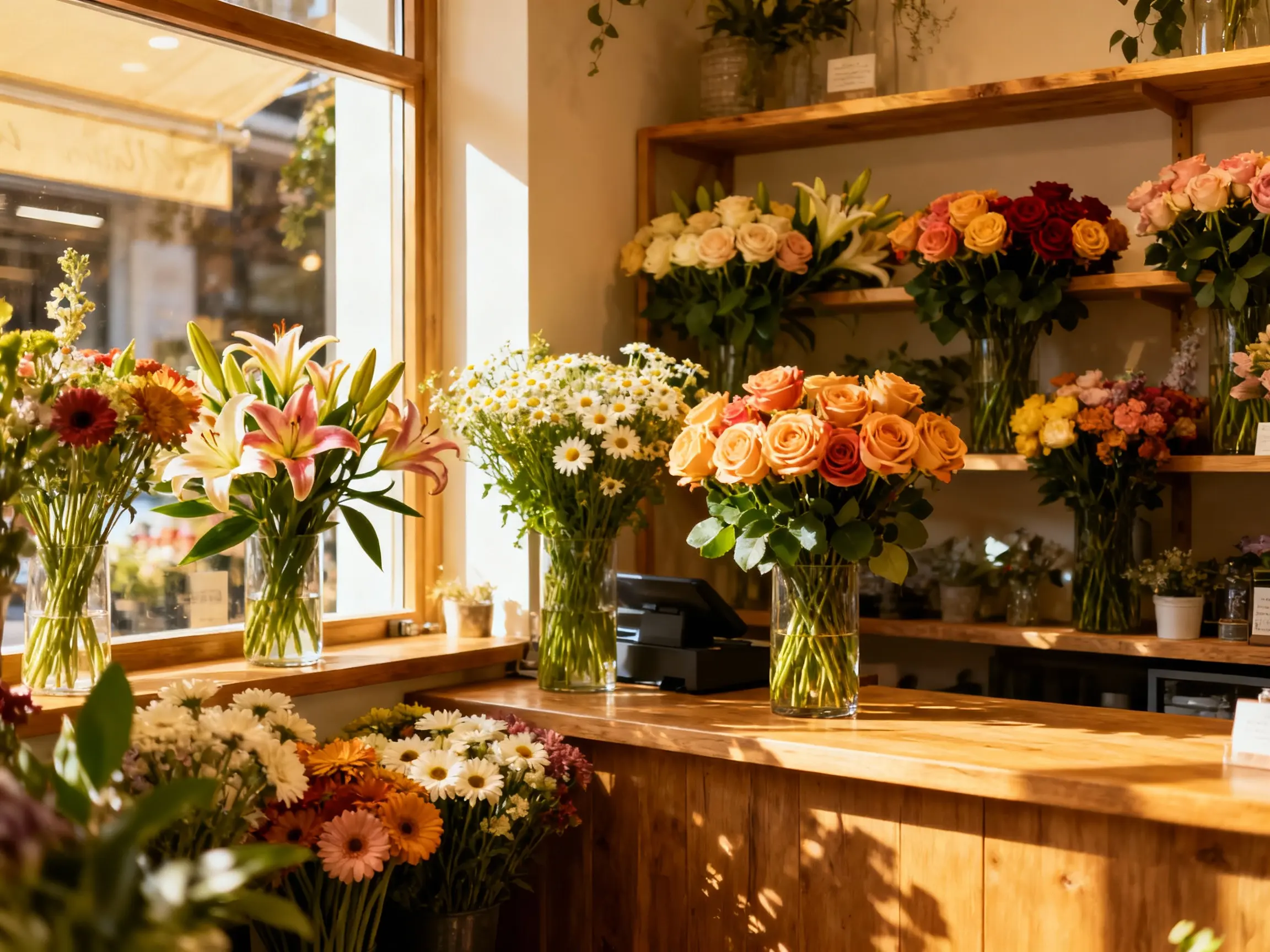 Orkide Tek Güllü Kompozisiya